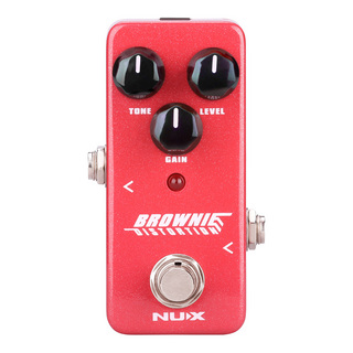 nuxBrownie (NDS-2) 【クラシカルなブリティッシュ・ロック・トーンを再現するディストーションペダル】