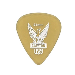 CLAYTON Ultem Gold 0.94mm スタンダード ギターピック×36枚