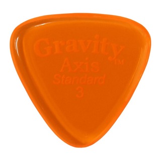 Gravity Guitar PicksAxis -Standard- GAXS3P 3.0mm Orange ギターピック