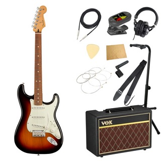 Fender フェンダー Player Stratocaster PF 3TS エレキギター VOXアンプ付き 入門11点 初心者セット