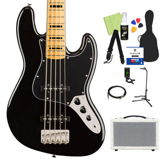 Squier by Fender SQ CV 70s JAZZ BASS V MN ベース初心者セット【Ashdownアンプ付】BLK