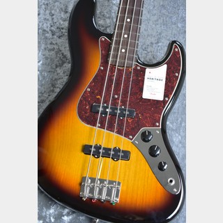 Fender Made in Japan Heritage 60s Jazz Bass - 3 Color Sunburst - 【4.04kg】【#JD24026602】