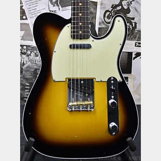 Fender Custom Shop Guitar Planet Exclusive 1962 Telecaster Custom Journeyman Relic -Wide Black 2 Color Sunburst-