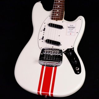 Fender2023 MIJ Traditional 60s Mustang RW Olympic White with Red Competition Stripe ≪S/N:JD23015820≫ 【