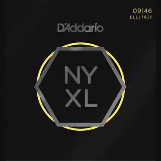 D'Addario NYXL0946 NICKEL WOUND Super Light Top / Regular Bottom (.009 - .046)
