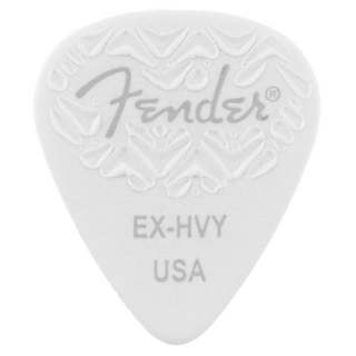 Fender Wavelength Celluloid Picks 351 Shape White Extra Heavy - 6 Pack フェンダー [6枚入り]【横浜店】