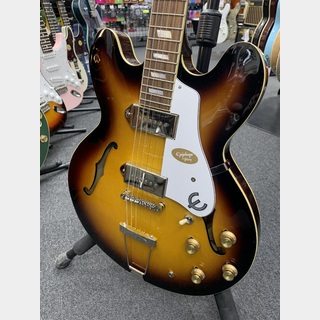 Epiphone Casino -Vintage Sunburst- #24091511925【3.05kg】【軽量!】【お好みの弦高でセットアップ致します!】