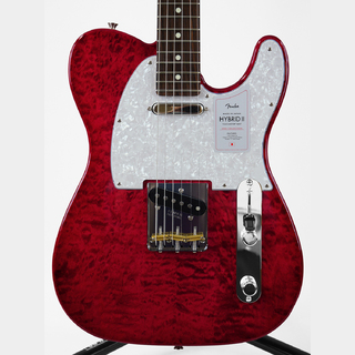 Fender 2024 Collection Made in Japan Hybrid II Telecaster Quilt (Red Beryl)