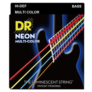 DR NEON MULTI COLOR/B MEDIUM NMCB-45 エレキベース弦×2セット