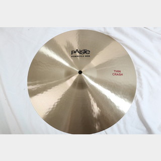 PAiSTeUSED PAISTE フォーミュラ602 シンクラッシュ16インチ