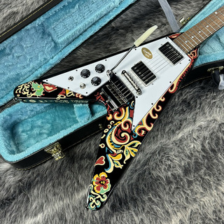 EpiphoneInspired by Gibson Custom Shop Jimi Hendrix "Love Drops" Flying V Left Hand