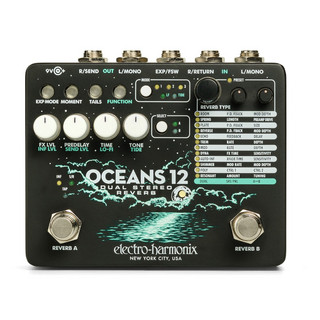 Electro-Harmonix Oceans 12 Dual Stereo Reverb 