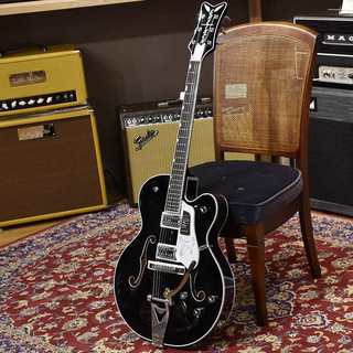 Gretsch FALCON HOLLOW BODY WITH STRING THRU BIGSBY AND CHROME HARDWARE EBONY FINGERBOARD BLACK