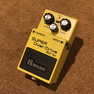 【美品】BOSS SUPER OverDrive SD-1W ギターエフェクター Boss Waza Craft SD-1W Super Overdrive Overdrive, distortion