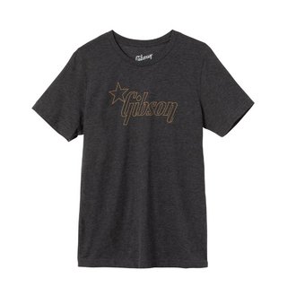 GibsonGA-LC-STRGMD Star Logo Tee (Charcoal) Medium ギブソン Tシャツ Mサイズ【WEBSHOP】