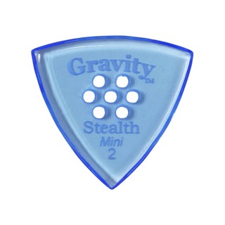 Gravity Guitar PicksStealth -Mini Multi-Hole- GSSM2PM 2.0mm Blue ギターピック