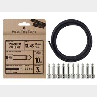 Free The Tone SL-4S-NI-10K Solderless Cable Kit パッチケーブルキット フリーザトーン【梅田店】