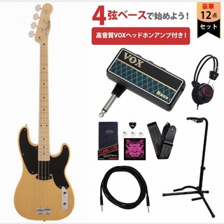 Fender Made in Japan Traditional Orignal 50s Precision Bass Maple FB Butterscotch Blonde VOXヘッドホンアン