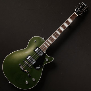 GretschG5220 ELECTROMATIC JET  BT SINGLE-CUT WITH V-STOPTAIL LAUREL FINGERBOARD OLIVE METALLIC