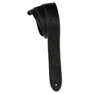 Paul Reed Smith(PRS)2 PRS Leather Strap Embossed Birds Black