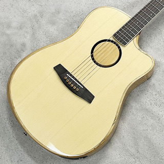 70s Japanヴィンテージ、モラレス のアコギ、LRバックスピックアップ付き ギター工房ヴォイジャーギターズ — 茶木Chaki P-80 ピックギター