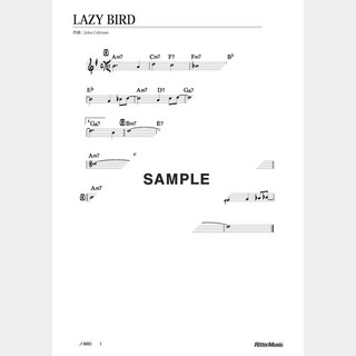 楽譜Lazy Bird