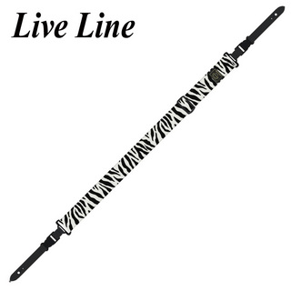 LIVE LINE LSR28 Clip System AC Strap -ゼブラ- │ ギターストラップ