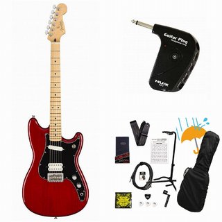 FenderPlayer Duo-Sonic HS Maple FB Crimson Red Transparent GP-1アンプ付属エレキギター初心者セットR【WEBSHO