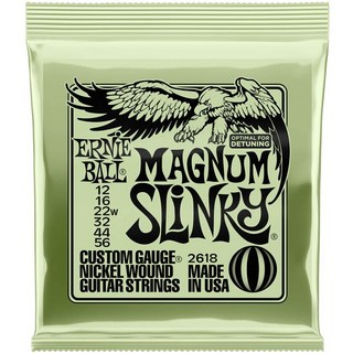 ERNIE BALL Magnum Slinky Nickel Wound Electric Guitar Strings 12-56 #2618 【在庫処分超特価】