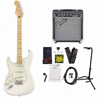 FenderPlayer Series Stratocaster Left-Handed Polar White Maple FenderFrontman10Gアンプ付属エレキギター初心