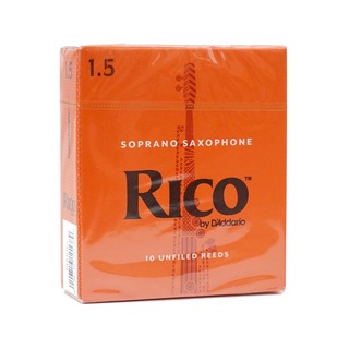 D'Addario Woodwinds/RICO RIA1015 リコ ソプラノサックスリード 10枚入り [1.5]