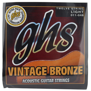 ghsVN-12L 12-String Vintage Bronze LIGHT 011-048 12弦アコースティックギター弦