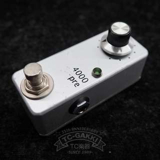 4000Pre Zahnrad by nature sound エフェクター Zahnrad by nature sound】超人気ブースター“4000Pre”に「イケベ