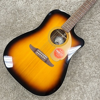 Fender Acoustics Redondo Player Walnut Fingerboard Gold Pickguard / Sunburst 【特価】【エレアコ】