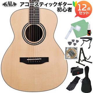 KALAKA-GTR-OM-SEB アコースティックギター初心者12点セット オーケストラミニギター