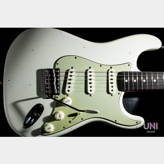 Fender Custom Shop Limited 1962/1963 Stratocaster Journeyman Relic Aged Olympic White 2023