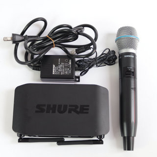 Shure 【中古】 ワイヤレスマイク シュア SHURE GLXD4（レシーバー） GLXD2 BETA87A（マイク送信機）