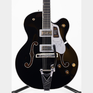 Gretsch Falcon Hollow Body with String-Thru Bigsby and Gold Hardware (Black)