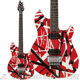 EVH Wolfgang Special Striped Series, Ebony, Red, Black, and White (ご予約受付中)