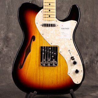Fender Made in Japan Heritage 60s Telecaster Thinline Maple Fingerboard 3-Color Sunburst [S/N JD24005551]【