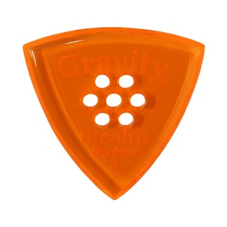 Gravity Guitar PicksStealth -Big Mini Multi-Hole- GSSB3PM 3.0mm Orange ギターピック