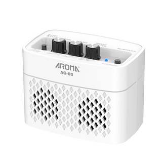 AROMA AG-05 Bluetooth White 5W ギターアンプ 充電式バッテリー内蔵【福岡パルコ店】