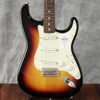 FenderMade in Japan Traditional 60s Stratocaster Rosewood Fingerboard 3-Color Sunburst  【梅田店】