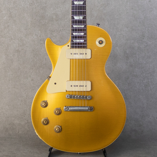 Gibson Custom Shop1956 Les Paul Standard Gold Top Reissue Antique Gold Lightly Aged Left Hand