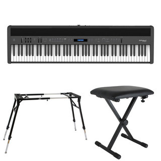 Rolandローランド FP-60X-BK Digital Piano ブラック デジタルピアノ スタンド ベンチ 3点セット
