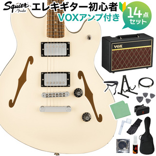 Squier by FenderAFF Starcaster DLX OWT エレキギター初心者セット【VOXアンプ付き】