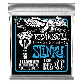 ERNIE BALL 【PREMIUM OUTLET SALE】 Extra Slinky Titanium RPS Coated Electric Guitar Strings #3125