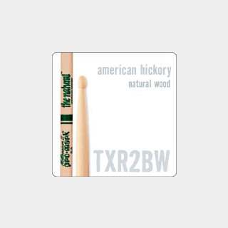 PROMARKTXR2BW Hickory 2B "The Natural" Wood Tip Drumstick【福岡パルコ店】