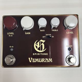 VEMURAM SPIRITONE Charシグネチャー オーバードライブペダル