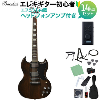 レア　ブラック　バッカス ＳＧ　ハムバッッキング３ピックアップ仕様　アーム付 レア ブラック バッカス SG ハムバッッキング3ピックアップ
